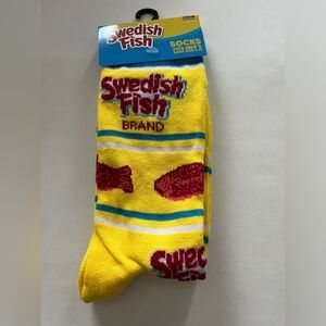 Swedish Fish Socks Fits Men’s Shoe Size 6-12